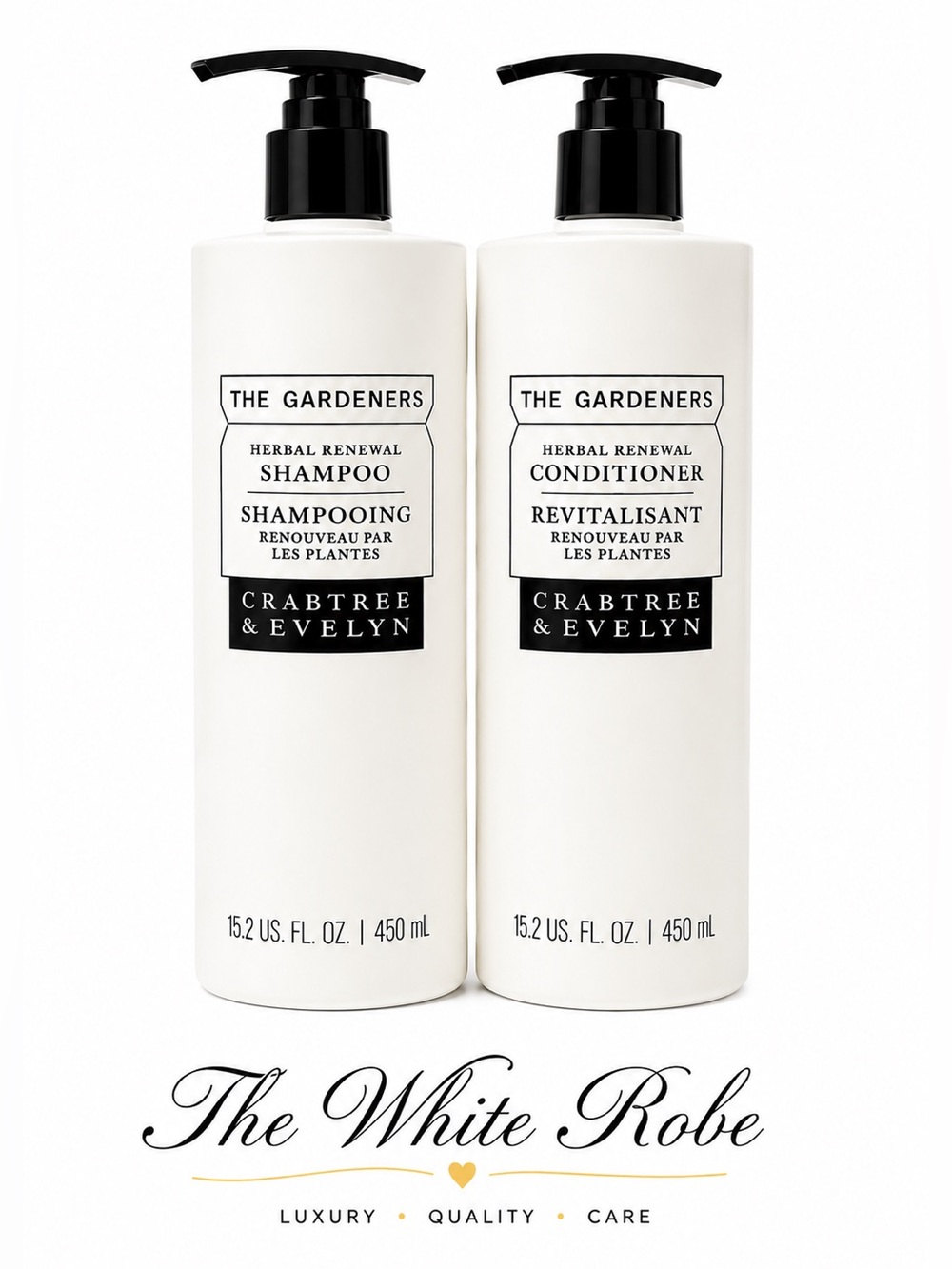 Crabtree & Evelyn conditioner and shampoo set “The Gardeners” 15.2 fl.oz.